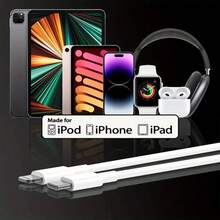 20W Schnellladekabel USB-C kompatibel mit Apple für iPhone 11, 12, 13, 14 Pro Max, X, XR, XS, 5s, 6, 7, 8, 14 Plus, SE - Hochgeschwindigkeits-Datenübertragung, Handy-Ladezubehör, USB-C auf 8-polig Kabel für iPhone-Ladegerät, 20W Typ-C auf 8-polig PD Schnellladekabel für iPhone14/14 Plus/14 Pro/14 Pro Max/13/13pro/12/12 Pro/12 Pro Max/11/Xs Max/XR/X/8, für iPad und