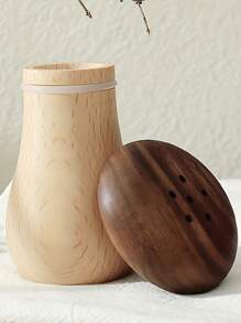 Cirelle Charming Mushroom Shaped Toothpick Holder - Black Walnut Wood, Perfect For Kitchen And Dining Room Decor, Ideal Gift For Valentine's Day, Thanksgiving, Mother's Day And Father's Day