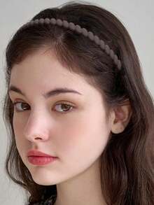 4 قطع شريط رأس للنساء لغسل الوجه مانع للانزلاق، شريط رأس بتصميم أسنان المشط، شريط رأس بتصميم موجي كاكسسوار شعر عصري