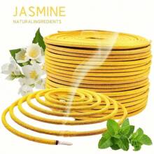 20/40/80/100个茉莉花香线圈 - 天然香氛螺旋香 | 燃烧时间长 | 适用于庭院、门廊、泳池边、露营和花园 | 夏季礼物和家居装饰，户外香线圈 - 茉莉 - 查看 3