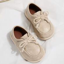 婴儿乐福鞋，幼儿男童软底休闲莫卡辛鞋，1 岁生日派对套装，英伦风格，婴儿魔术贴鞋