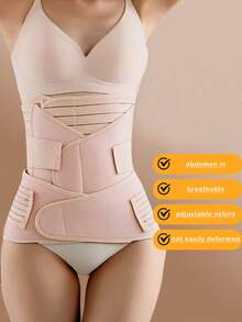 Bộ 3 chiếc nịt eo, Đai định hình eo thon gọn mạnh mẽ - Màu be - Xem 10