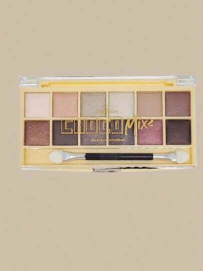 Paleta De Sombras Choco Mix Mia Make 12 Cores