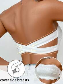 Women's Front Closure Minimalist Fitted Casual Wireless Bra