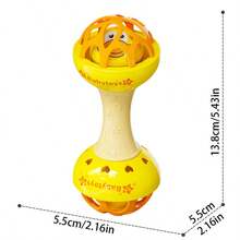 Baby Rattle Toy, 0-1 Year Old Infant Grasp Early Education Puzzle Toy, Soft Rubber Puppy Teething Rattle - Multicolor - View 8