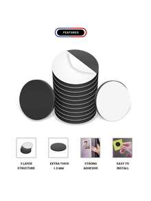 1 Roll Industrial Magnetic Tape, Acrylic Magnetic Strip, Self-Adhesive Rubber Soft Magnetic Strip, Educational DIY Craft Tape, Flexible Cuttable Magnetic Sticker, Curtain Partition Rubber Magnetic Strip, Strong Magnetic Force, Suitable For Handicrafts, Art Projects, Whiteboards, Refrigerator Magnets, Daily Office Supplies (Please Refer To The Video For Specific Usage Instructions) - Multicolor - View 9