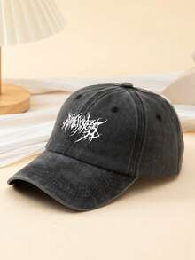 2pcs Adjustable Patterned Baseball Cap Set For Men, Suitable For Daily Life And Outdoor Street Wear,Summer,Beach,Holiday,Festival,Travel - 2pcs - View 2