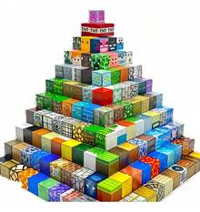 Blocos Magnéticos 100 Peças De Construção + 8 Bonecos - Multicolorido - Visão 2