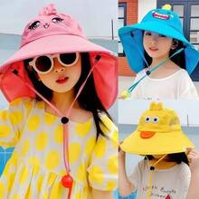 Kids Sun Hat UPF 50 Sun Protection Beach Hat - Green - View 8