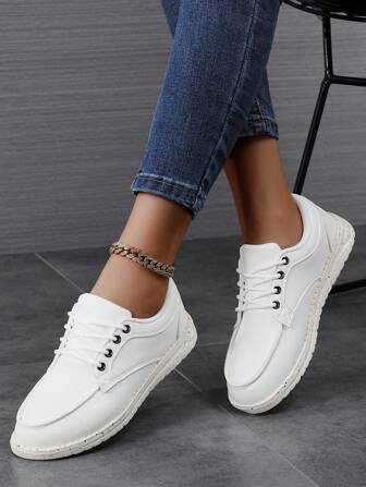 男女款休闲复古运动训练鞋，女士休闲运动乐福鞋，女士运动鞋户外跑步鞋