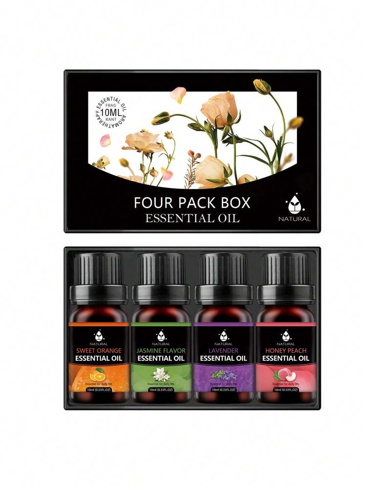 6件套香薰礼品套装，4件套香薰礼品套装，1件10毫升天然精油，天然油，按摩，扩散器组合，持久，镇静睡眠，新鲜香薰油，适用于扩散器，加湿器，香薰石 - 彩色 - 查看 20