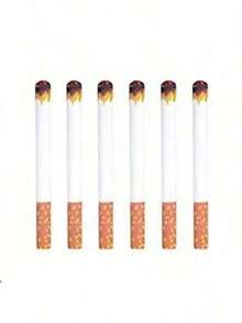 1 件 2025 新款逼真假香烟玩具道具、搞笑恶作剧玩具、派对道具魔术玩具、表演道具、生日礼物 - 毕业礼物 - 愚人节礼物 - 节日礼物 - 完美礼物 - 礼物（纸质假香烟，轻微瑕疵，谨慎竞价） - 彩色 - 查看 5