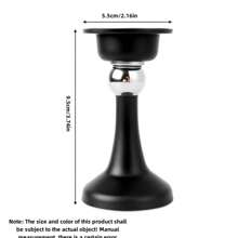 1/2 Pairs Of Powerful Magnetic Door Stops, Magnetic Door Stops For The Bottom Of The Door, Magnetic Door Stops, Double-Sided Tape, Matte Black Decorative Door Stops, Made Of Noise-Reducing Silicone, Easy To Install Without Drilling.