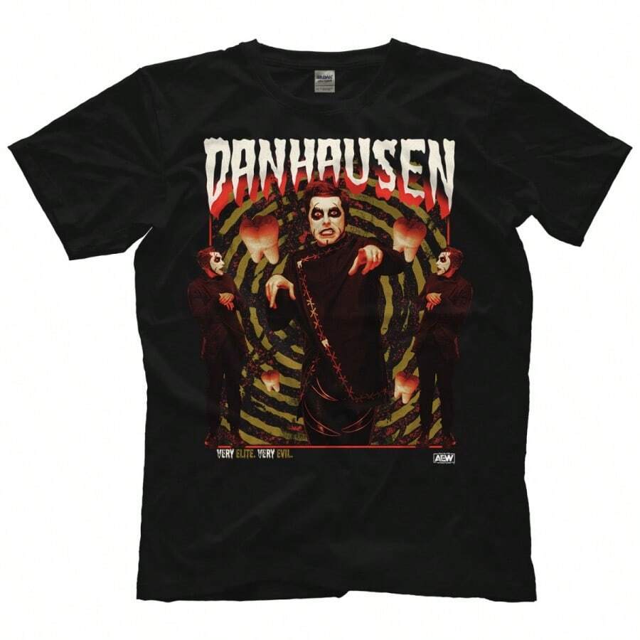 Danhausen - Spiral AEW Official T-Shirt - 黑色 - 查看 1