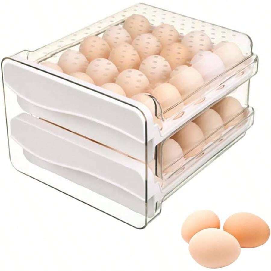 Refrigerator Egg Trays & Baskets - Black - View 1
