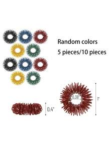 Mr. Pen- Spiky Sensory Rings, 10 Pack, Colorful Stress Relief Fidget Sensory Toys, Fidget Rings, Fidget Ring For Anxiety, Stress Relief Rings, Massager For Fidget ADHD Autism, Sensory Ring