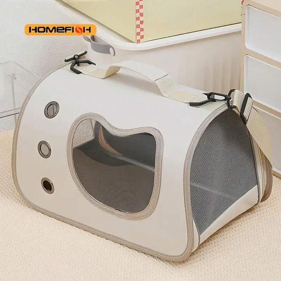 Pet Backpack - White - View 1