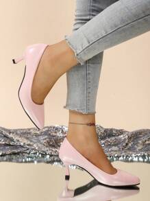 Chaussures à talons hauts élégantes et brillantes pour femmes, pour la rue, Halloween, Noël, les trajets, le mariage, l'école, les vacances