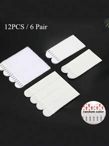 72pcs Of Heavy-Duty Polyamide Picture Hanging Strips - Non-Destructive Adhesive Hanging Rings, Suitable For Drywall, Perfect For Photos And Christmas Decorations, Ideal For The Holiday Season. No-Drill Picture Hanging Strips - Double-Sided Removable Wall Hooks, Suitable For Frames And Artwork, Water-Resistant Adhesive Installation Labels.