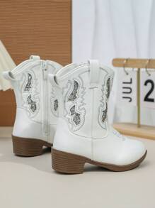 1 par de botas nuevas para niños, de unicolor, de moda, ligeras, cómodas y versátiles