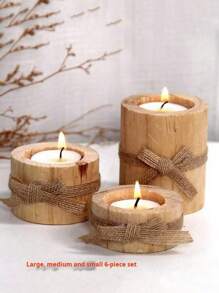 10 件/套木制树桩便笺架 [不包括卡片和照片]、木制姓名架、装饰、便笺夹、木制便笺架、木制婚礼树桩、泡桐蜡烛和烛台托盘套装、木制便笺夹架、木制树桩便笺架，非常适合婚礼、2025 年新年、情人节和家庭/办公室装饰最佳礼物