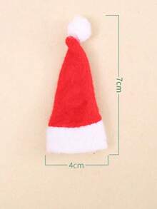 圣诞帽，圣诞帽，圣诞节日帽，红色中性款，双层加厚天鹅绒，保暖舒适，2026新年假日派对最佳礼物，生日、新年派对用品及礼物，圣诞装饰品，圣诞冬季房间装饰，圣诞家居装饰，圣诞礼物，圣诞装饰 - 彩色 - 查看 11