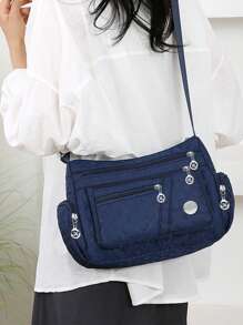 新款斜挎包牛津布男士公文包大容量斜挎包 - 彩色 - 查看 7