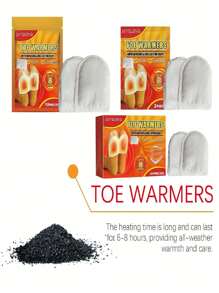 JAYSUING 2/10/20pcs Self-Heating Foot Warmers, Compact & Portable Foot Pads For Rapid Heating, Foot Warmer, Winter Foot Bottom Self-Heating Patch, Warm & Portable One-Time Heating & Cold Protection Pad, Heater, Heating Mat, Foot Warmer, Heat Protection