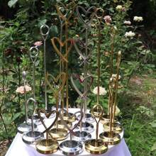 圆形菜单架 不锈钢镀金 1个 - 金色 - 查看 4