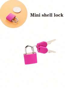 1/2 Stücke Mini Schloss Anti-Diebstahl Rucksack Schloss Schmuckkasten Schloss Koffer Schloss Mini praktisch einfache Mode hochwertige Accessoires