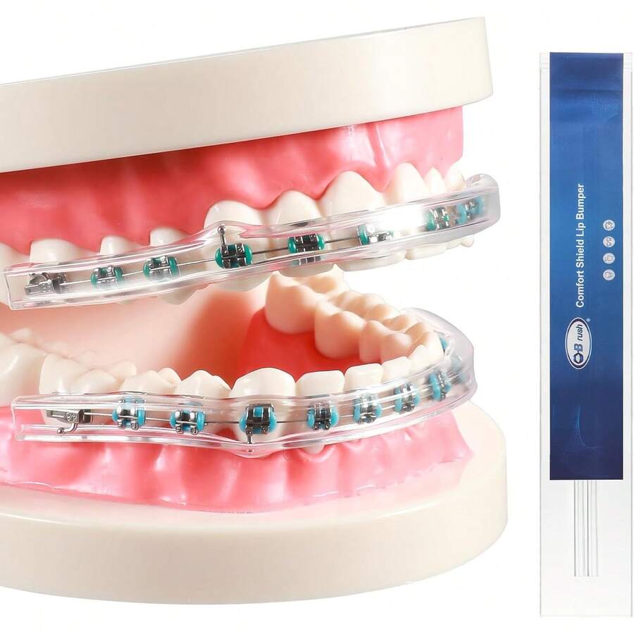 ¡RecomendadoB Rush Funda Cómoda Para Brackets: Protector Labial De Ortodoncia, Protector Labial, Protector Bucal Para Brackets, Alternativa A La Cera. Protector Labial Dental.¡Top de Temporada - 1 - Ver 1