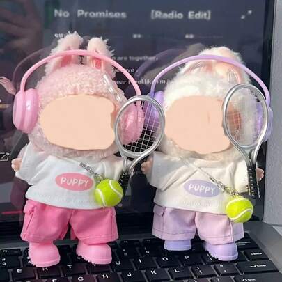 Accessories For Labubu Doll Clothes, Figurine Decorations, Party Hanging Decor