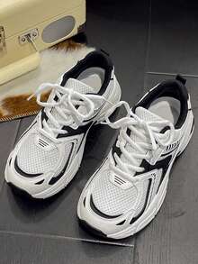 New Unisex Casual Sneakers, Fashion Chunky Sneakers, Versatile Couple Shoes, Suitable For All Seasons