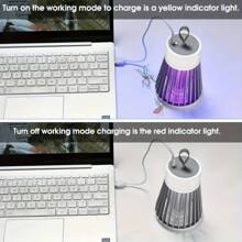 GWL USB Electric Non-Radiation LED Silent Mosquito And Insect Killer Lamp, Suitable For Indoor Mosquito, Fly, Small Fly, And Fruit Fly, Comes With A Small Brush - A - View 7