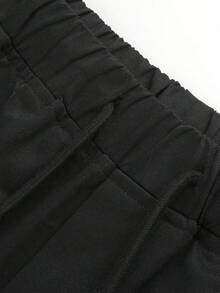 1pc Men's Multi-Pocket Solid Color Slim Fit Cargo Pants, Casual Commuting, Sports Training, Running, Outdoor, Loose Fit, Minimalist Fashion, Fitness, Jogging, Exercise, Straight Leg, Versatile, Street Style , Fall