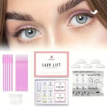 Lash Lift Kit, Eyelash Perm Kit, Professional Eyelash Curling Lash Extension Set, Glue Upgraded Version, Lash Extensions, Lash Curling, Semi-Permanent Curling Perming Kits Suitable For Salon Use - Bạc - Xem 2