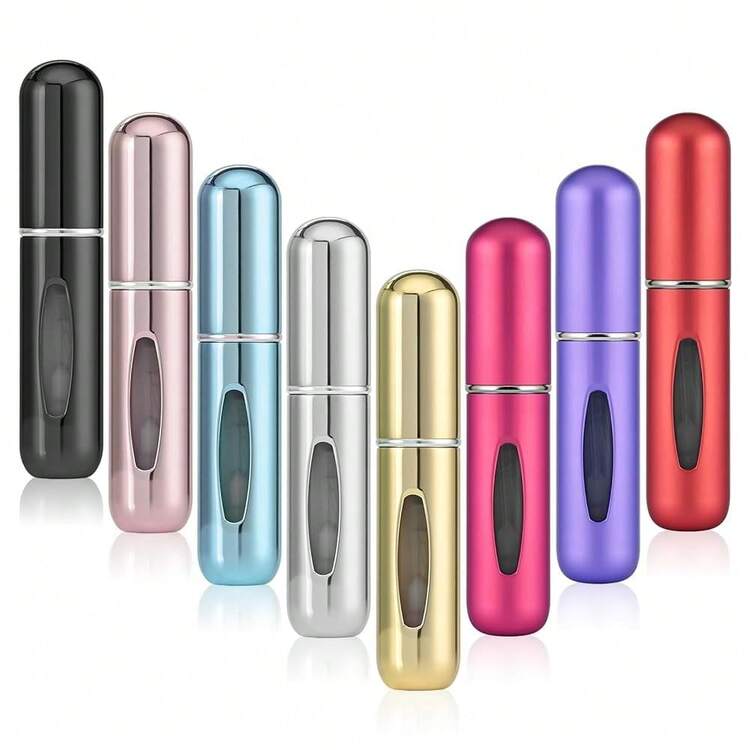 1 Piece Portable Perfume Spray Bottle Set - Refillable Travel Sized Perfume Dispenser, Suitable For Touch Up On The Journey - Perfect For Carrying Your Favorite Fragrance In Purse, Pocket, Fitness Bag, Travel Or Shopping - Leak Proof, Easy To Fill, Perfect For Parties And Daily Use Back To School - 彩色 - 查看 2