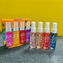 4 قطع/5 قطع/مجموعة، رذاذ غرفة خالي من الكحول 40 مل - عطر زهري منعش، مناسب للحمام/الخزانة/السيارة، استخدام يومي برذاذ عطري طبيعي