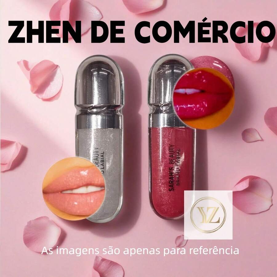 Sarah's Beauty Lip Gloss - Kit 2 Gloss 3 and 6 Vermelho - View 1