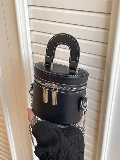 2025新款时尚百搭小众高级质感化妆盒包迷你口红包单肩斜挎包