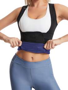 2025 Newest New Year Spring Sports Sweat Suit For Women, Shapewear Waist Trainer, Tummy Control, Posture Corrector, Thermal Activewear, Yoga, Fitness, Sexy Outerwear (PU Coated)