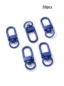 10 件装合金旋转龙虾扣钥匙扣 - 多功能弹簧钩钥匙圈，适用于手袋和配饰 - 彩色 - 查看 18