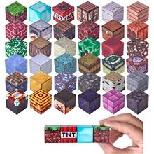 Blocos Magnéticos 100 Peças De Construção + 8 Bonecos - Multicolorido - Visão 6