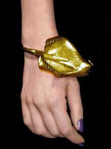 1 件优雅的法式复古风马蹄莲花项链，适合女士，合金开口袖口设计，适合派对、宴会和送礼 - 四季配饰 - 彩色 - 查看 9