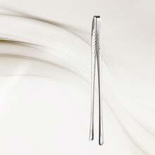 Stainless Steel BBQ Tongs - Long Heat Resistant Food Tongs For Grilling, Buffet, Kitchen - Silver - View 7