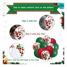 50/35/25个装圣诞气球，彩色乳胶气球，10英寸圣诞派对气球，适用于派对生日装饰。适合性别揭晓派对、单身派对、嘉年华派对、生日派对、毕业典礼、周年纪念、圣诞节和新年庆祝活动。 - 彩色 - 查看 7