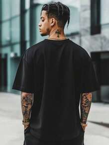 Skeleton Funny Oddly T-Shirt Men's Round Neck Casual T-Shirt