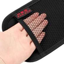 Bolsa de almacenamiento para coche, red de malla de tela Oxford, organizador automático para puerta, salpicadero, asiento trasero, bolsillo Interior, Kit de limpieza EK6J - Talla S - Ver 4