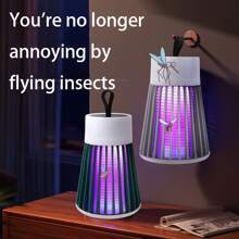 GWL USB Electric Non-Radiation LED Silent Mosquito And Insect Killer Lamp, Suitable For Indoor Mosquito, Fly, Small Fly, And Fruit Fly, Comes With A Small Brush - A - View 3