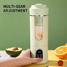 1pc USB Rechargeable Electric Juicer Cup | Portable Multi-Function Blender, Built-In Lithium Battery, Ideal For Juicing On The Go, Battery Capacity: 1300mAh - 彩色 - 查看 6